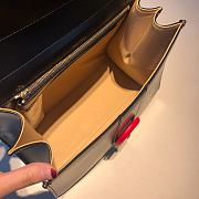 	 Delvaux Brillant leather black bag with red hardware 28/14/22cm - 3
