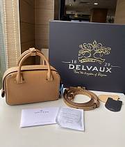 Delvaux Cool Box Brown Bag - 16.5x10.5x7.5cm - 1