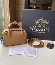 Delvaux Cool Box Brown Bag - 16.5x10.5x7.5cm - 5