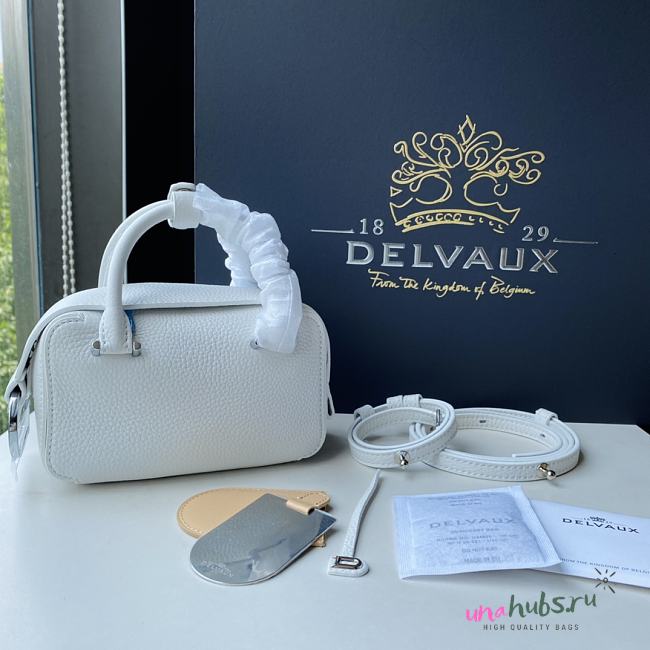 	 Delvaux Cool Box White Bag - 16.5x10.5x7.5cm - 1