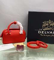 	 Delvaux Cool Box Red Bag - 16.5x10.5x7.5cm - 3