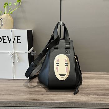 Loewe Hammock Ghost Face In Black - 29-26-14cm