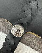 Loewe Pebble Bucket Anagram in Black - 24.5*23.5*28CM - 5