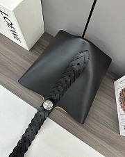 Loewe Pebble Bucket Anagram in Black - 24.5*23.5*28CM - 4