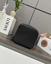 Loewe Pebble Bucket Anagram in Black - 24.5*23.5*28CM - 3