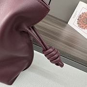 Loewe Flamenco Burgundy Bag - 30*24.5*10.5cm  - 4