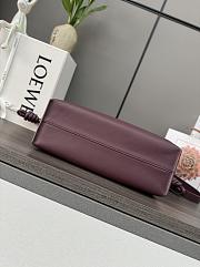 Loewe Flamenco Burgundy Bag - 30*24.5*10.5cm  - 2