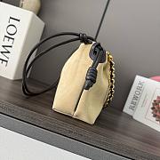 Loewe Flamenco In Beige Suede Bag - 30*10.5*20CM - 3