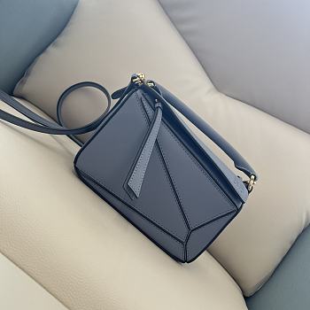 Loewe Blue Mini Puzzle Edge Bag - 18*12.5*8cm