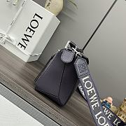 Loewe Puzzle Bag Purple With Canvas Strap - 24*10.5*16CM - 6