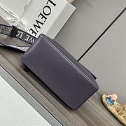 Loewe Puzzle Bag Purple With Canvas Strap - 24*10.5*16CM - 4