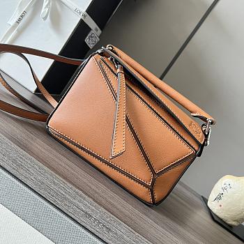 Loewe Brown Mini Puzzle Edge Bag - 18*12.5*8cm