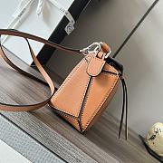Loewe Brown Mini Puzzle Edge Bag - 18*12.5*8cm - 3