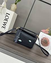 	 Loewe Puzzle Cloud Blue Leather Bag - 18*12.5*8CＭ - 1