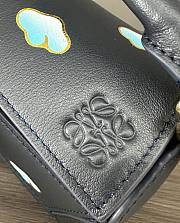 	 Loewe Puzzle Cloud Blue Leather Bag - 18*12.5*8CＭ - 2