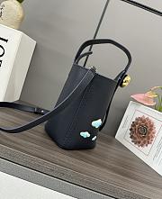 Loewe Pebble Bucket Anagram Cloud Black Bag - 16*16*19.5CM - 3