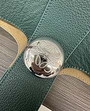 	 Loewe Pebble Bucket Anagram Green Bag - 24.5*23.5*28CM - 4