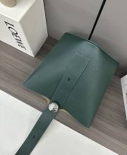 	 Loewe Pebble Bucket Anagram Green Bag - 24.5*23.5*28CM - 3