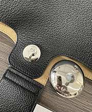 	 Loewe Pebble Bucket Anagram Black Bag - 24.5*23.5*28CM - 5