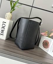 	 Loewe Pebble Bucket Anagram Black Bag - 24.5*23.5*28CM - 3
