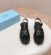Black Monolith rubber sandals - 3