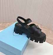 Black Monolith rubber sandals - 2