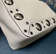 VALENTINO GARAVANI NELLCÔTE MEDIUM SHOPPING BAG IN GRAINY CALFSKIN  - 4