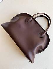 The Row Agens Burgundy Tote - 31x10x23.5cm - 3