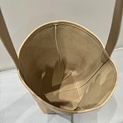 The Row N/S Park Small Textured-Leather Tote Taupe - 6