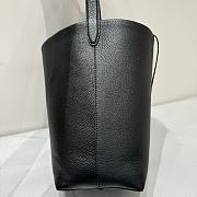 	 The Row N/S Park Small Textured-Leather Tote Black - 4