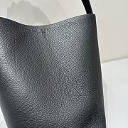 	 The Row N/S Park Small Textured-Leather Tote Black - 2