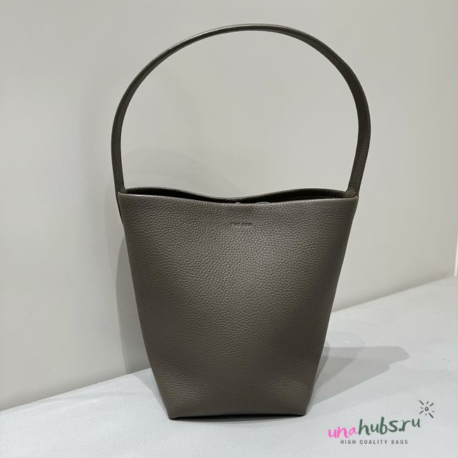 The Row N/S Park Small Textured-Leather Tote  - 1