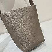The Row N/S Park Small Textured-Leather Tote  - 3
