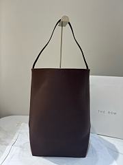 	 The Row N/S Park Textured-Leather Large Tote  - 1