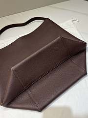 	 The Row N/S Park Textured-Leather Large Tote  - 5