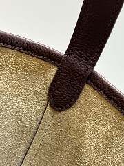 	 The Row N/S Park Textured-Leather Large Tote  - 4