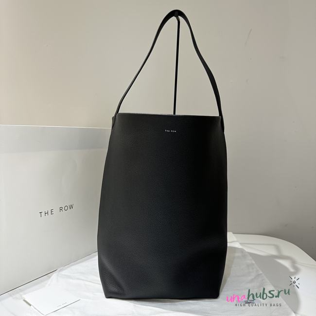 	 The Row N/S Park Textured-Leather Large Tote In Black - 1