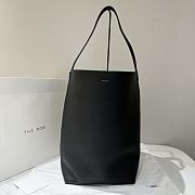 	 The Row N/S Park Textured-Leather Large Tote In Black - 1