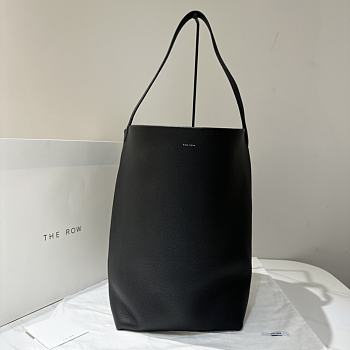 	 The Row N/S Park Textured-Leather Large Tote In Black