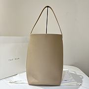 	 The Row N/S Park Textured-Leather Large Tote In Taupe - 6