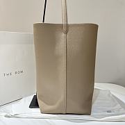 	 The Row N/S Park Textured-Leather Large Tote In Taupe - 3