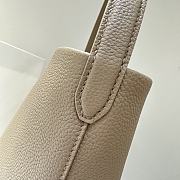 	 The Row N/S Park Textured-Leather Large Tote In Taupe - 2