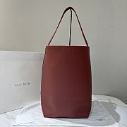 	 The Row N/S Park Textured-Leather Large Tote In Red - 6