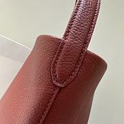 	 The Row N/S Park Textured-Leather Large Tote In Red - 2