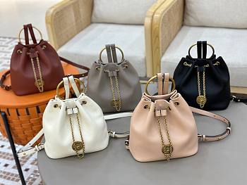 Chloé Small Bracelet Backpack In Grained Leather - 22*20*10.5cm