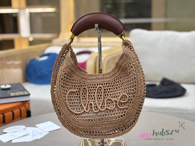 Chloe Banana Bag Brown - 36*21.5cm - 1