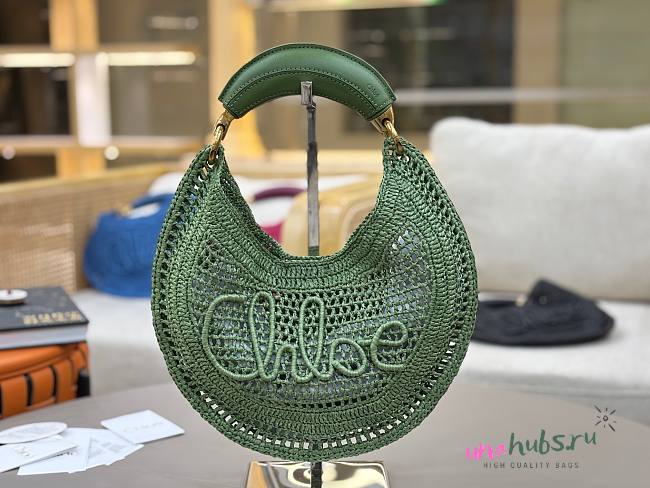 	 Chloe Banana Bag Green - 36*21.5cm - 1