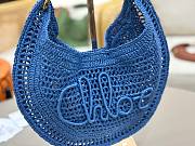 	 Chloe Banana Bag Blue - 36*21.5cm - 2