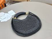 	 Chloe Banana Bag Black - 36*21.5cm - 2