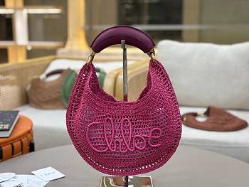 	 Chloe Banana Bag Pink - 36*21.5cm